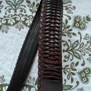 Acheron Sinequanon Leather Belt Size 60/32 Acheron and Sinequanon | Accessories | Acheron Sinequanon  main image 4